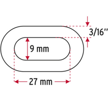 Cargar imagen en el visor de la galería, METRO DE CADENA PULIDA DE 3/16&#39;&#39;, 65M EN CUBETA, FIERO 44261 P
