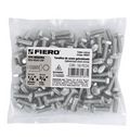 BOLSA CON 100 TORNILLOS 1/4" X 3/4" TIPO MÁQUINA, FIERO 44557 N