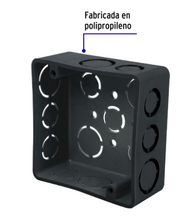 Cargar imagen en el visor de la galería, CAJA CUADRADA 4&#39; X 4&#39; PLASTICA, VOLTECK 45004 N
