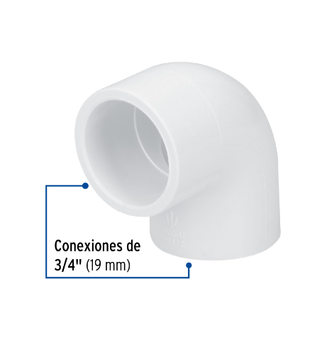 CODO 90° DE 3/4'', FOSET 45412 P
