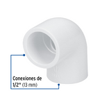 CODO 90° DE PVC DE 1/2'', FOSET 45411 *