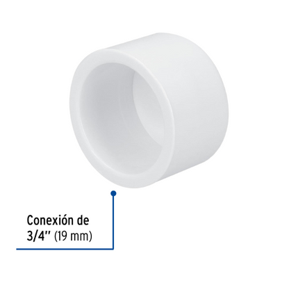 TAPÓN DE PVC 3/4'', FOSET 45424 *