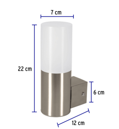 ARBOTANTE DECORATIVO DE LED 5W 1 SPOT LUZ CÀLIDA, VOLTECK 46128 *