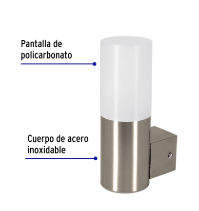 ARBOTANTE DECORATIVO DE LED 5W 1 SPOT LUZ CÀLIDA, VOLTECK 46128 *