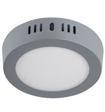Cargar imagen en el visor de la galería, LUMINARIO LED TIPO PLAFÓN 6W, REDONDO, LUZ DE DÍA, GRIS 47346 N
