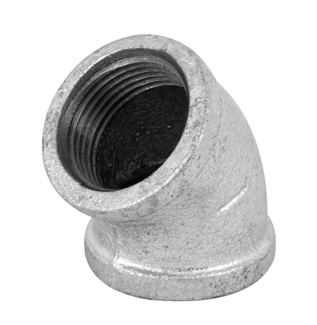 CODO 45° ACERO GALVANIZADO DE 1'', FOSET 47541 N