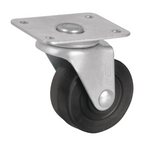 RODAJA HULE 2'', PLACA GIRATORIA CON BUJE, CARGA 25KG 48604 *