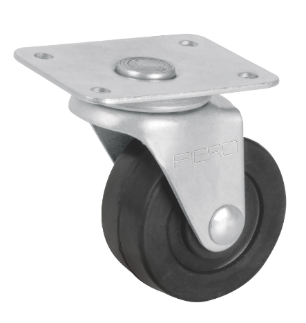 RODAJA HULE 2'', PLACA GIRATORIA CON BALERO, CARGA 40KG 48605 *