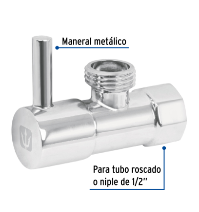 LLAVE ANGULAR, 1/4 VUELTA, MANERAL PALANCA 49114 *