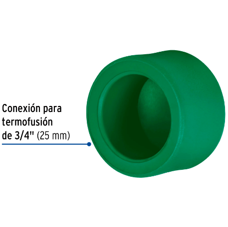 TAPON DE PPR 3/4'', FOSET 49874 *