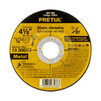 DISCO TIPO 27 DE 4-1/2'' X 6.2MM DESBASTE DE METAL, PRETUL 29955 *