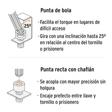 Cargar imagen en el visor de la galería, JUEGO DE 13 LLAVES ALLEN LARGAS STD PUNTA BOLA CON ORGANIZADOR 13645 P
