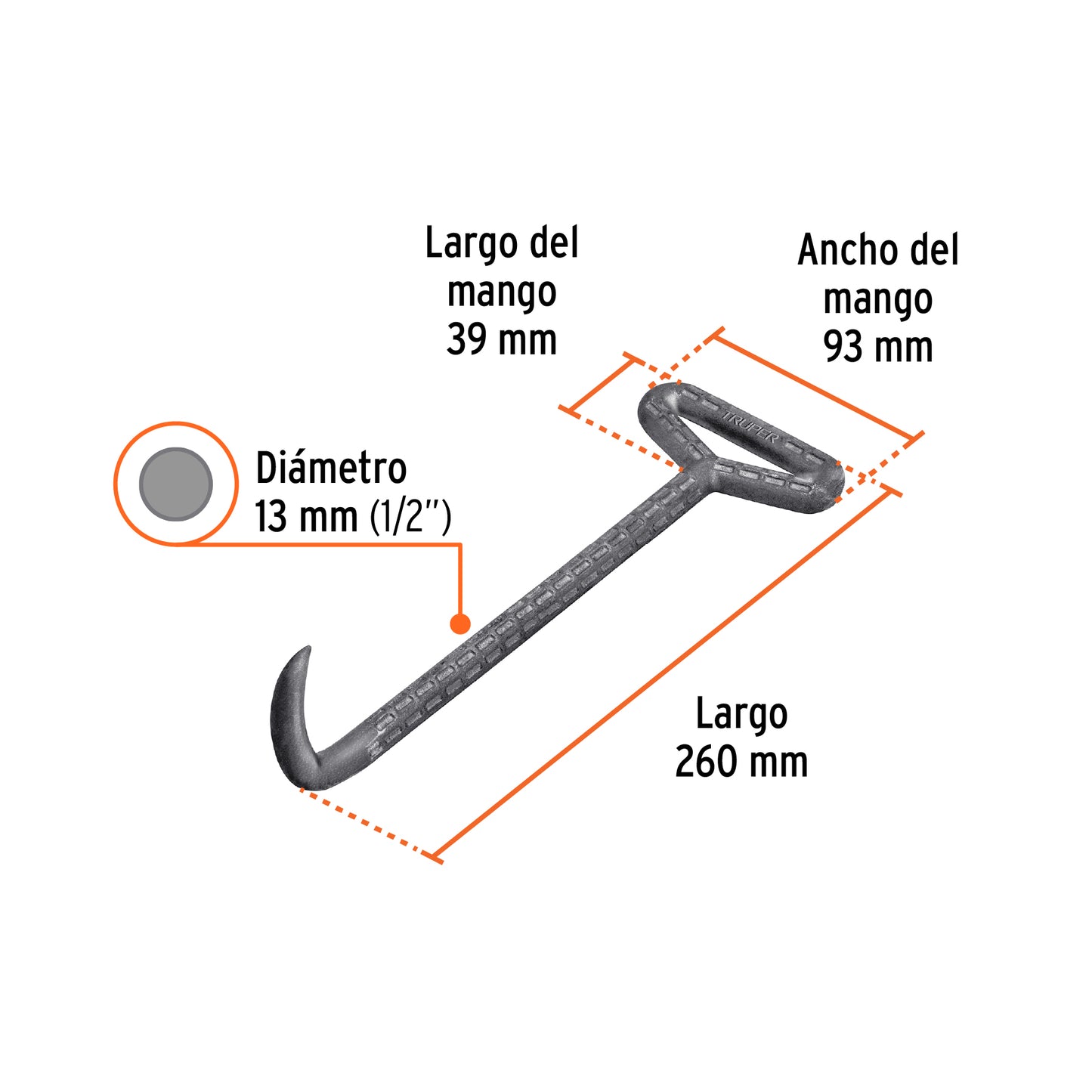 AMARRADOR DE VARILLAS CON GRIP, TRUPER 12815 N