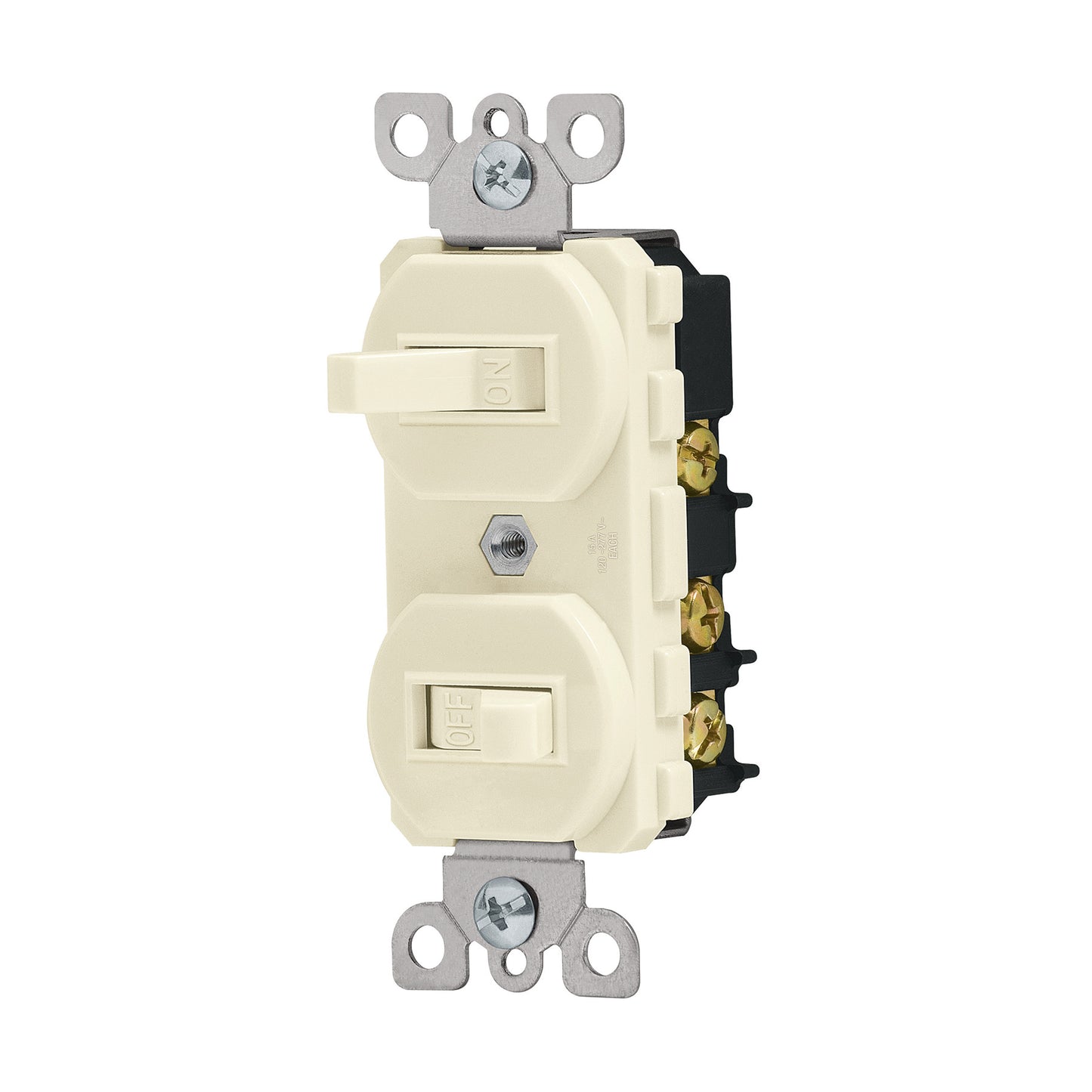 INTERRUPTOR DÚPLEX, STANDARD, MARFIL 46002 P