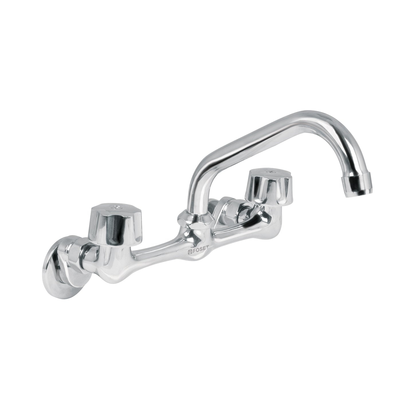 MEZCLADORA INOX 8' PARA FREGADERO, CONEXIONES DE PARED,FOSET 49447 P