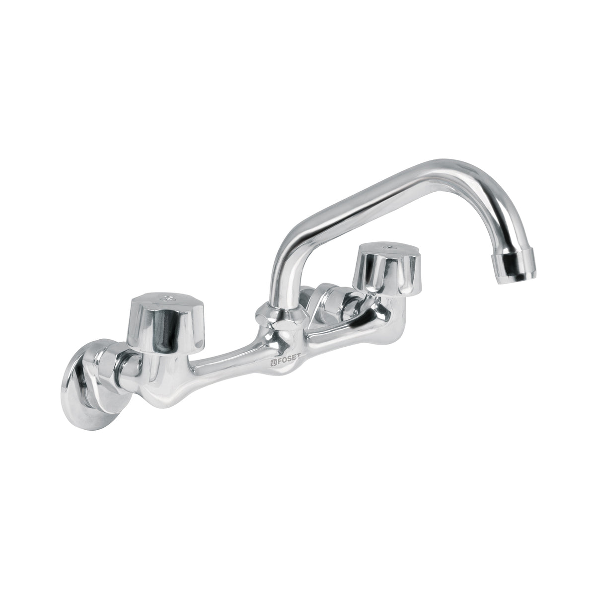 MEZCLADORA INOX 8' PARA FREGADERO, CONEXIONES DE PARED,FOSET 49447 P