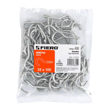 Cargar imagen en el visor de la galería, BOLSA CON 72 ARMELLAS ABIERTAS DE 22 X 100, FIERO 44382 N
