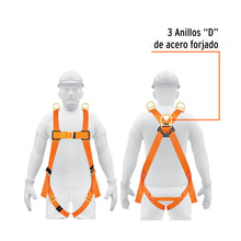 Cargar imagen en el visor de la galería, ARNÉS DE CUERPO COMPLETO CON 3 ANILLOS, ANSI, TRUPER 14433 *
