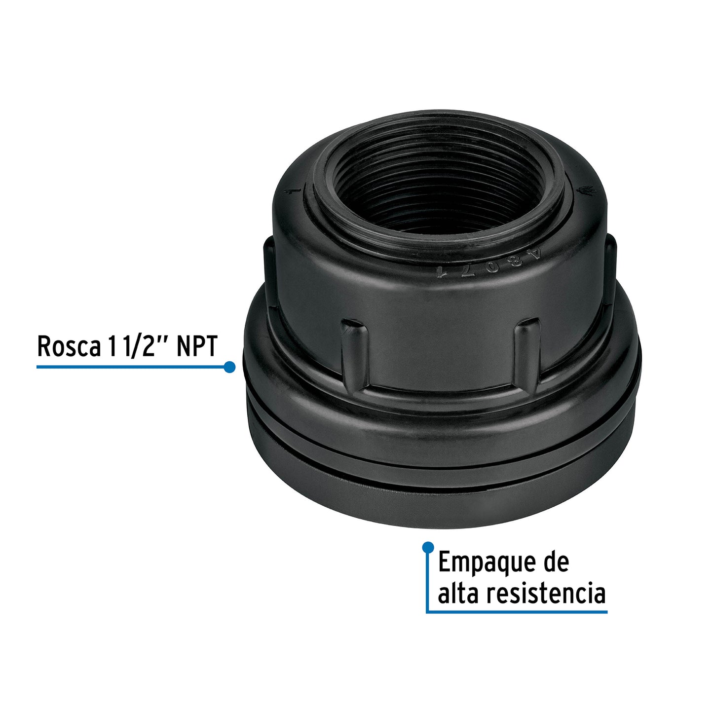 BRIDA DE 2- 1/2'' DE POLIPROPILENO PARA TINACO, FOSET 48071 P