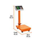 BÁSCULA DE PLATAFORMA, MOSTRADOR, 80 KG 103112 *