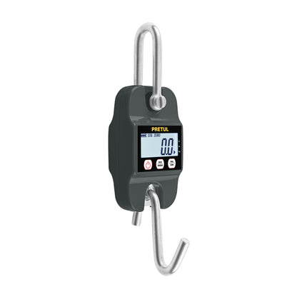 BÁSCULA ELECTRÓNICA COLGANTE 300 KG, DE PILAS, PRETUL 29918 *