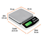 BÁSCULA ELECTRÓNICA DE PRECISIÓN, 3 KG 102317 *