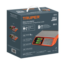 Cargar imagen en el visor de la galería, BÀSCULA ELECTRÒNICA MULTIFUNCIONES 40KG USB, TRUPER 103131 *
