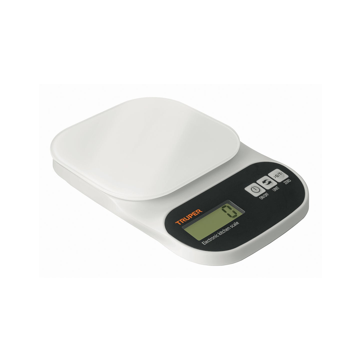 BÁSCULA DIGITAL BASE DE VIDRIO PARA COCINA, CAPACIDAD 5KG 15160 *