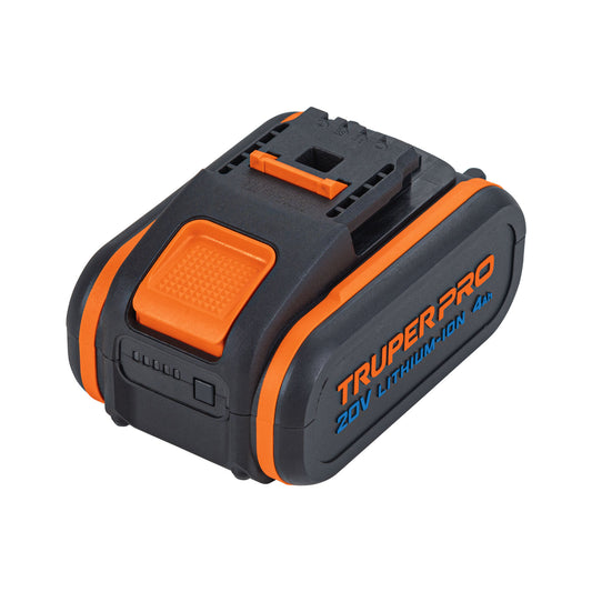 BATERIA ION LITIO 20V, 4 AH, TRUPER PRO 103009 P