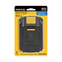 Cargar imagen en el visor de la galería, BATERÍA IÓN LITIO 20 V, 4 AH, PRETUL 28275 *
