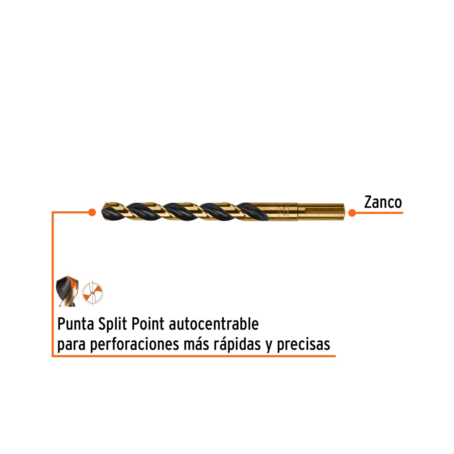 BROCA HSS 13/32" TRUGOLD PARA METAL, TRUPER EXPERT 11154 *