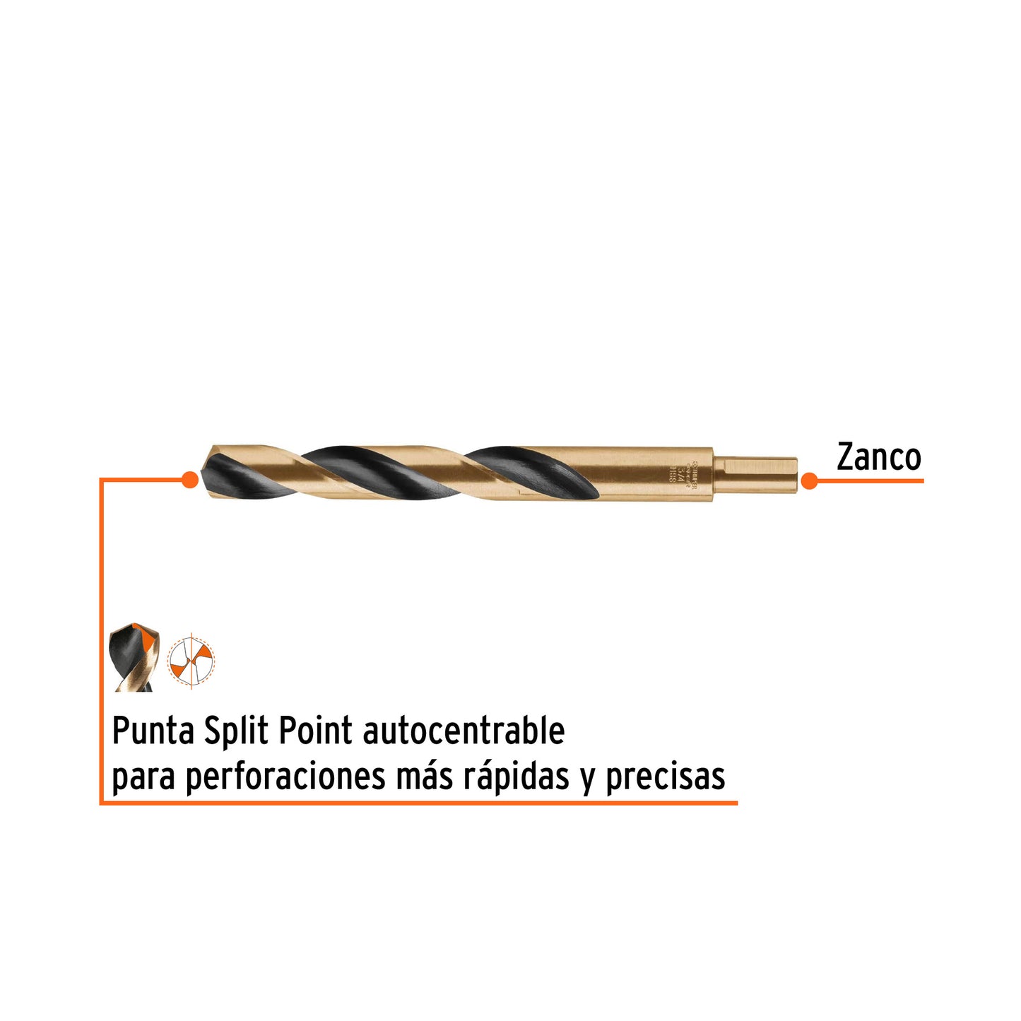 BROCA HSS 3/4" TRUGOLD PARA METAL, TRUPER EXPERT 11172 *
