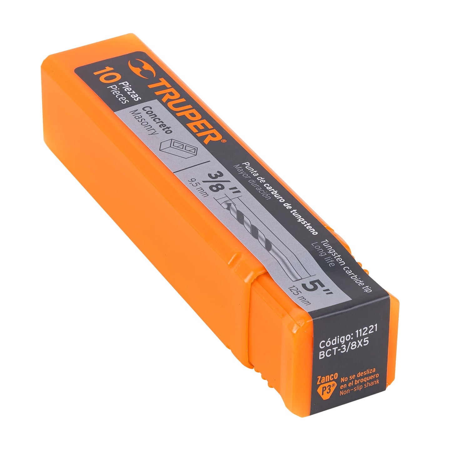 BROCA PARA CONCRETO, 3/8 X 5'' TRUPER 11221 *