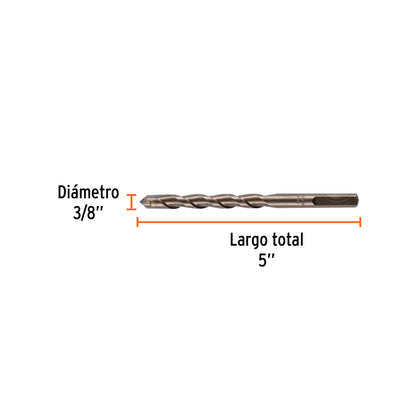 BROCA PARA CONCRETO, 3/8 X 5'' TRUPER 11221 *