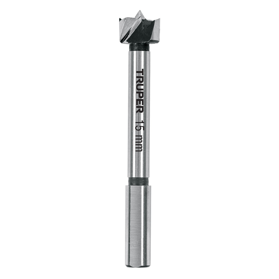 BROCA FORSTNER 15 MM PARA MADERA, TRUPER 102318 N