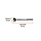 BROCA FORSTNER 20 MM PARA MADERA, TRUPER 102319 *