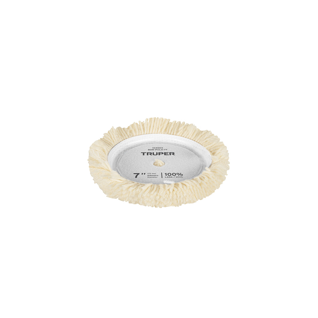 BORLA LANA TRENZADA DE 7'' HOOK AND LOOP 104003 *