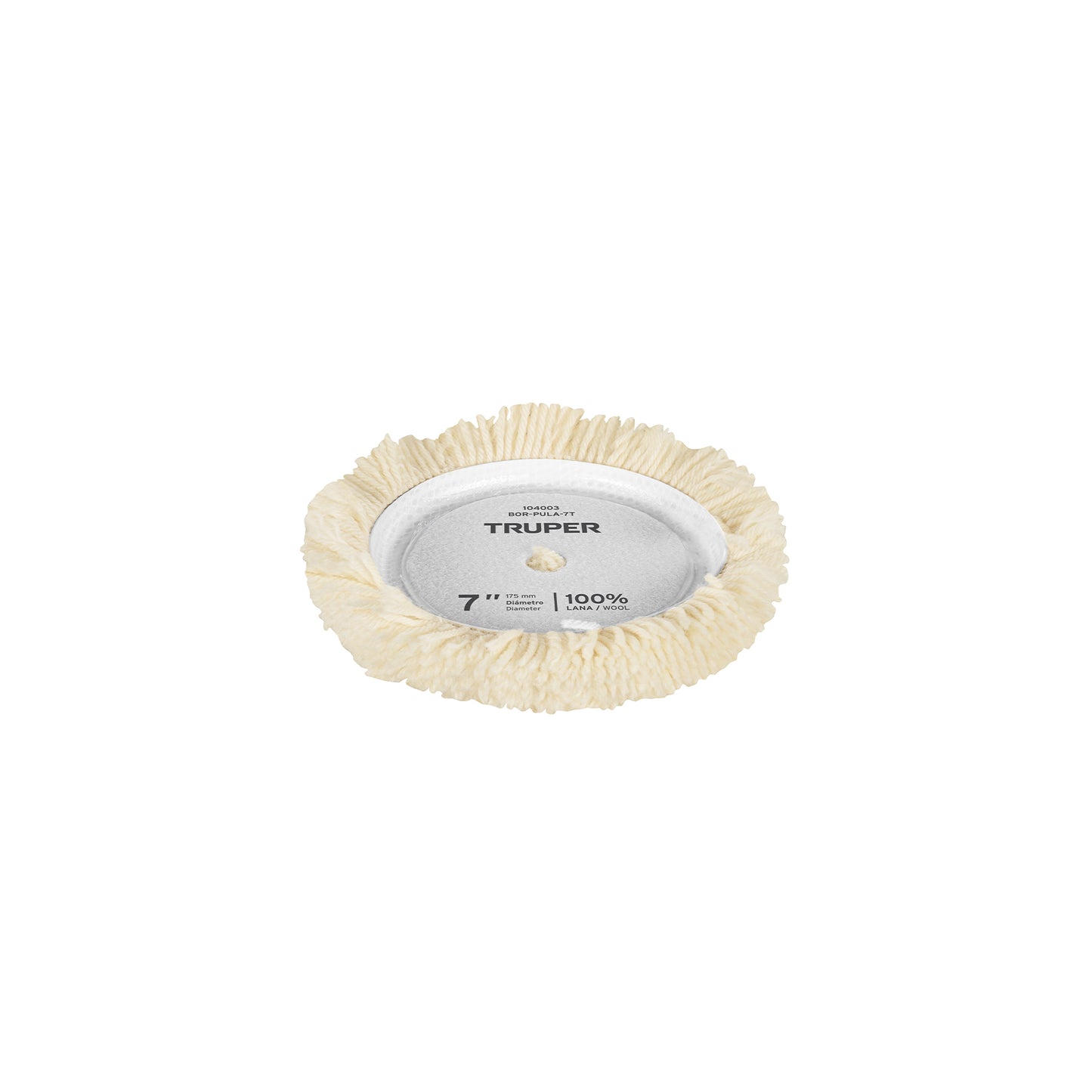 BORLA LANA TRENZADA DE 7'' HOOK AND LOOP 104003 *