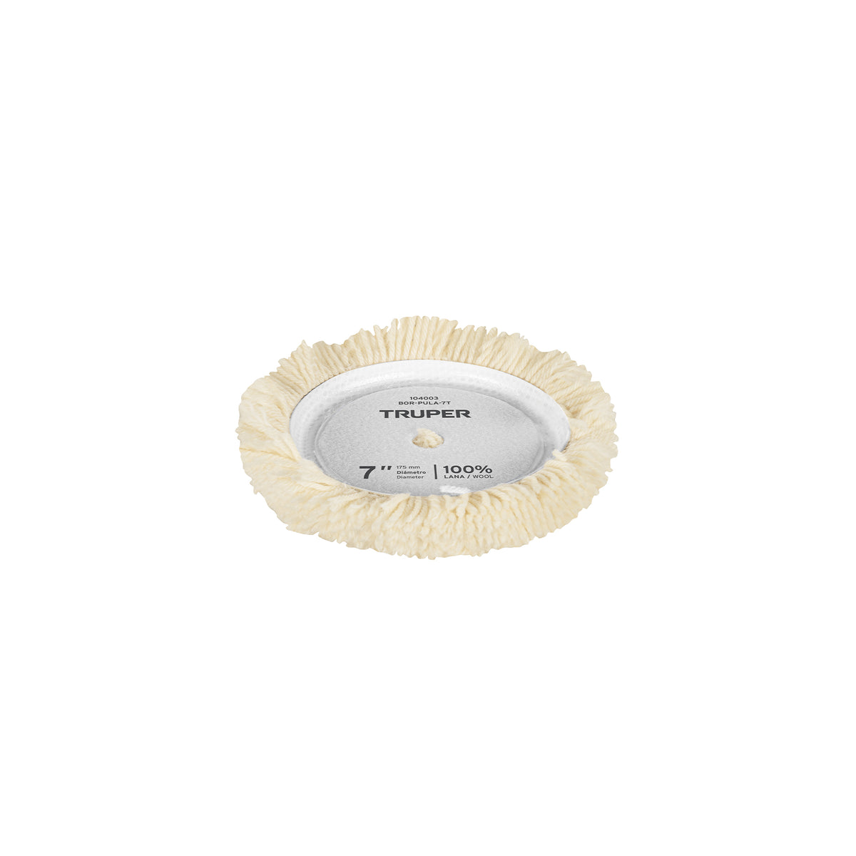 BORLA LANA TRENZADA DE 7'' HOOK AND LOOP 104003 *