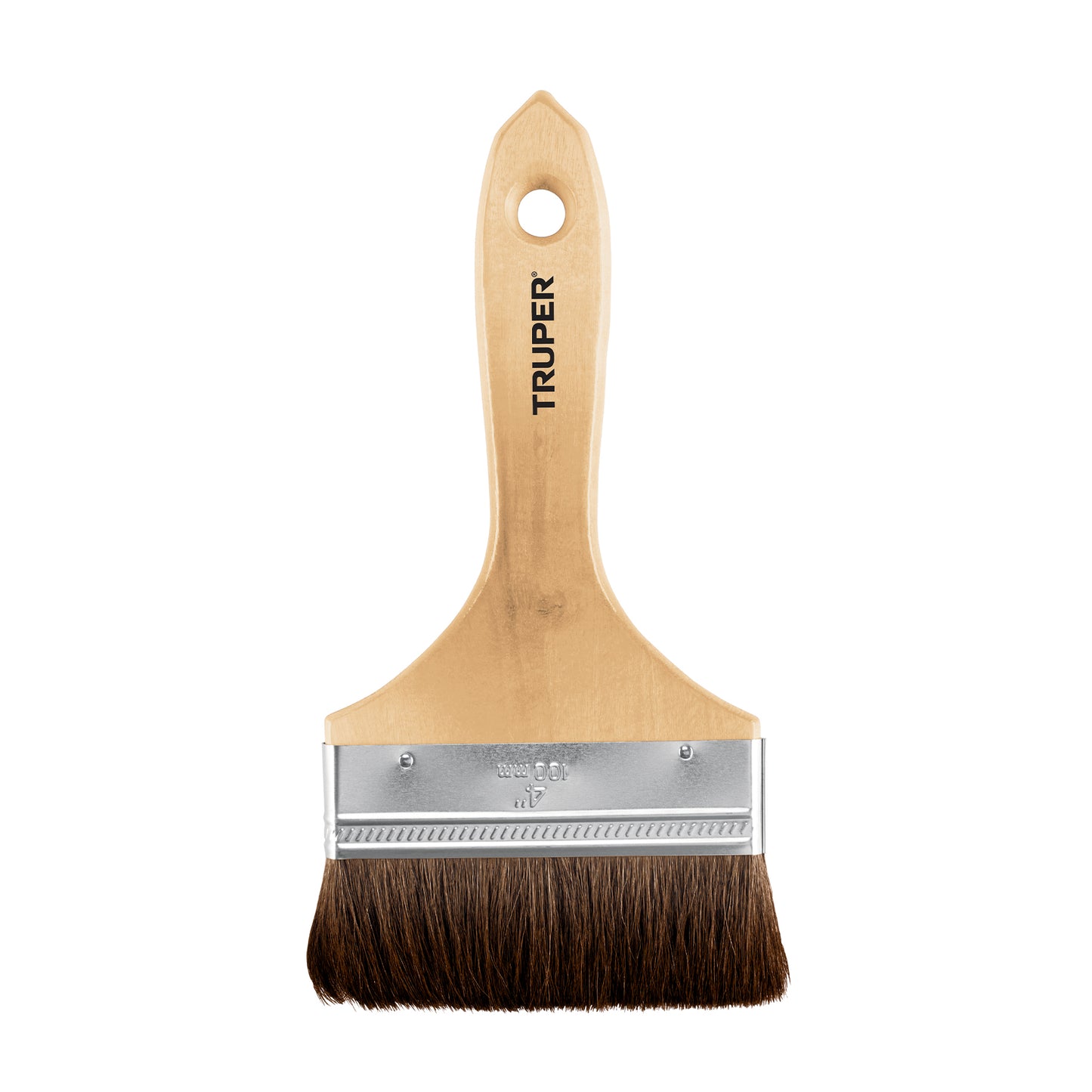 BROCHA PELO DE CAMELLO DE 4'' CON MANGO DE MADERA, TRUPER 12470 P