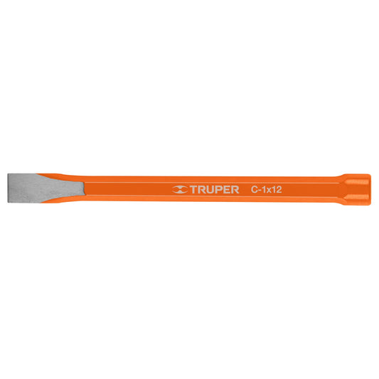 CINCEL DE CROTE FRIO DE 1 X 12'', TRUPER 12166 P