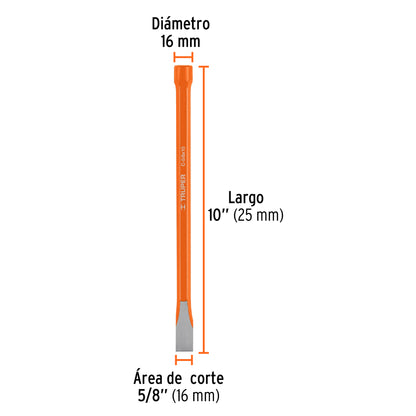 CINCEL DE CORTE FRIO DE 5/8 X 10'', TRUPER 12133 P