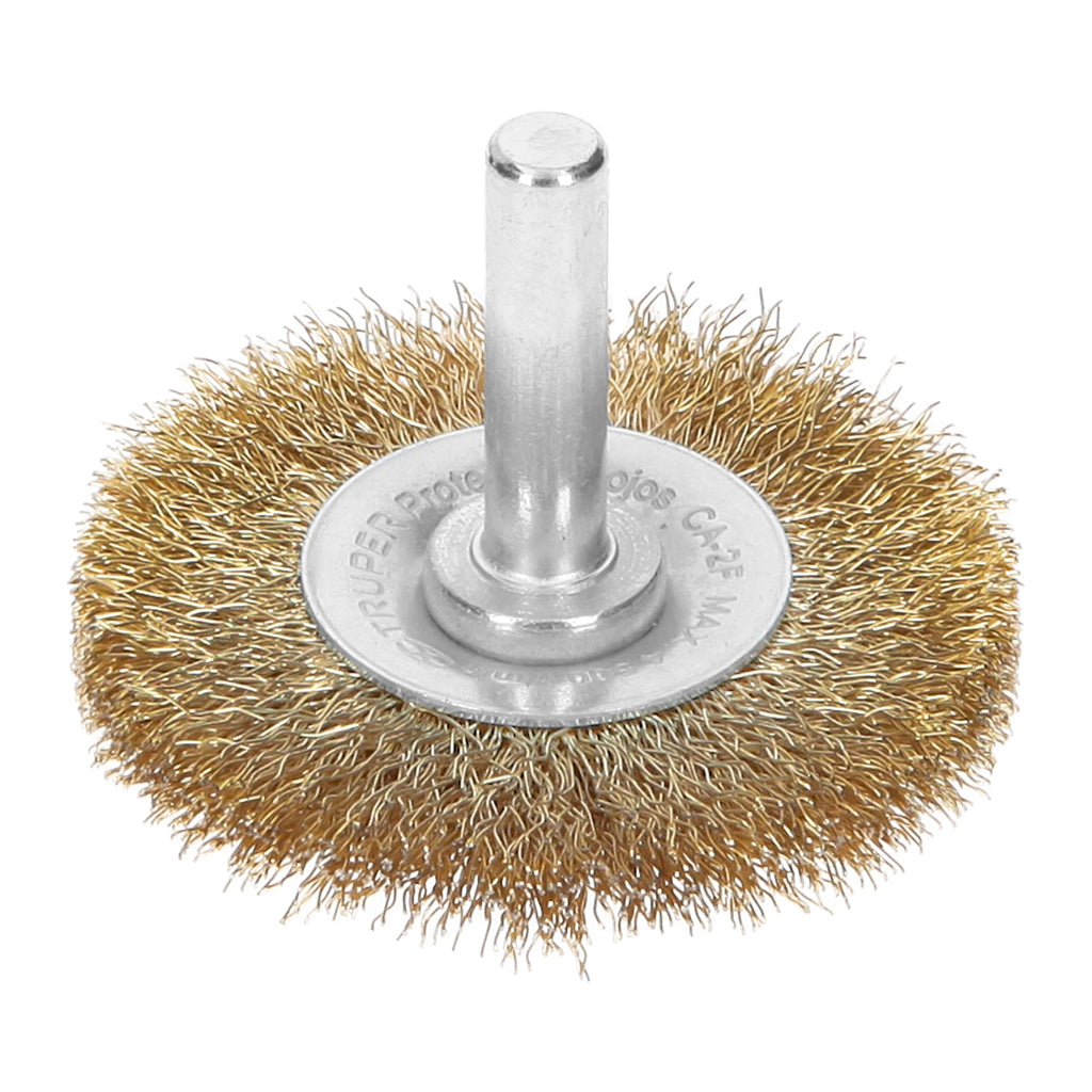 CARDA CIRCULAR 2'' ALAMBRE FINO PARA TALADRO, TRUPER 11574 *