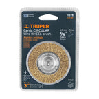 CARDA CIRCULAR 3'' ALAMBRE FINO PARA TALADRO, TRUPER 11575 P