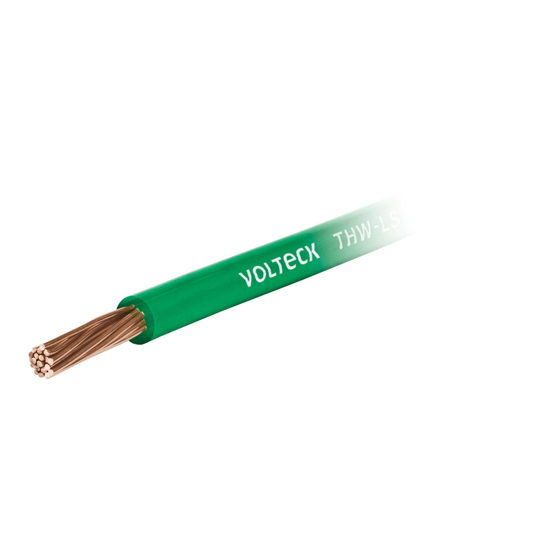 METRO DE CABLE #14 THHW-LS AWG, VERDE VOLTECK 46065-1 *