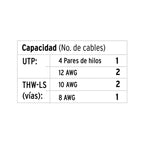 CANALETA DE 1 VÌA 12 X 12 MM, VOLTECK 46279 *