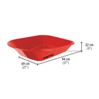 CARRETILLA 4.5 FT3 ROJA LLANTA NEUMÁTICA 20628 *