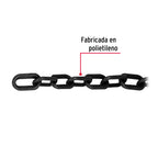METRO DE CADENA DE 5MM DE PLASTICO NEGRA 44170 *