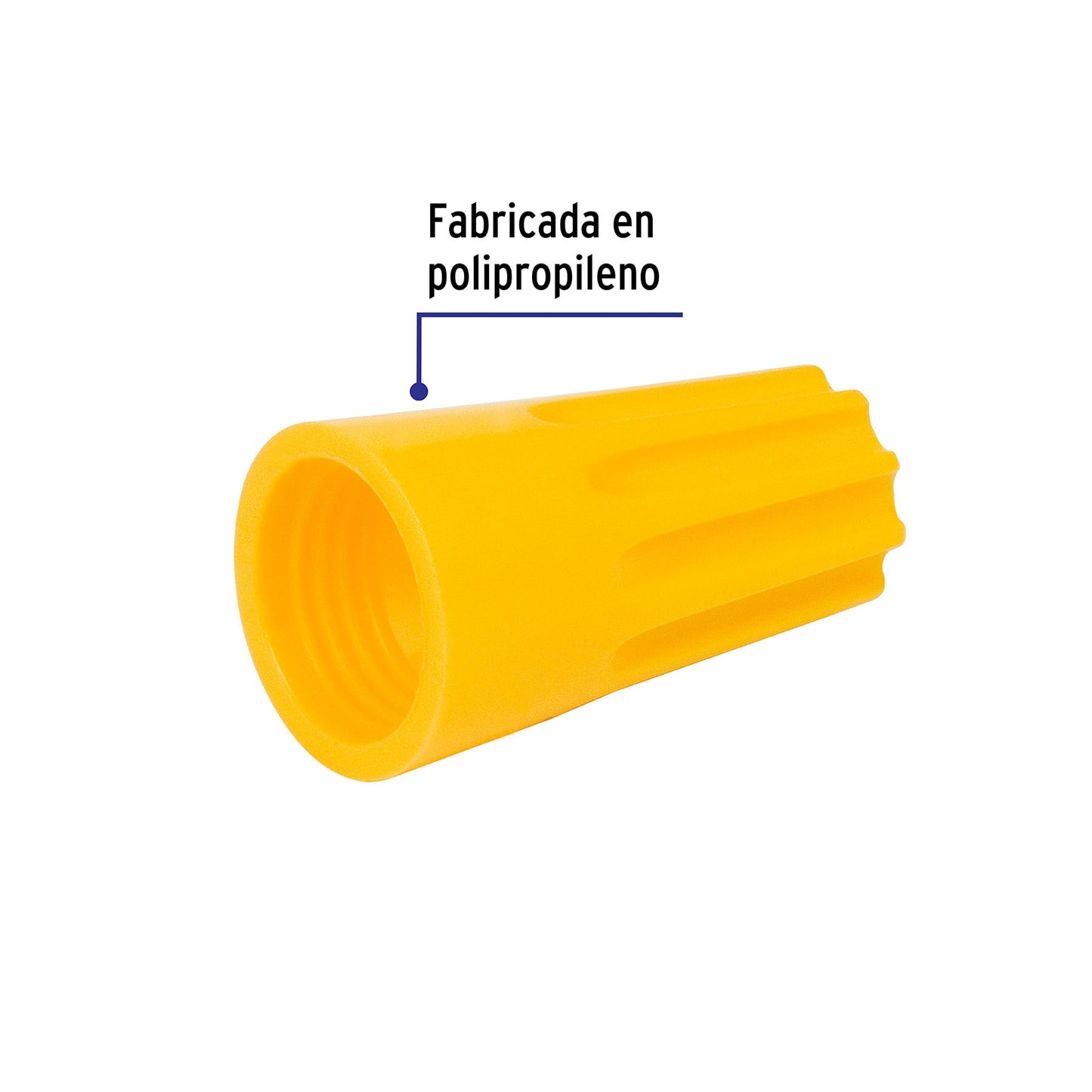 BOLSA CON 10 CAPUCHONES PARA CABLE, CALIBRE 12 A 10 A AWG 47328 *