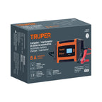 CARGADOR Y MANTENEDOR AUTOMÁTICO DE BATERÍAS 8 A, 12 V Y 24 V 104010 *